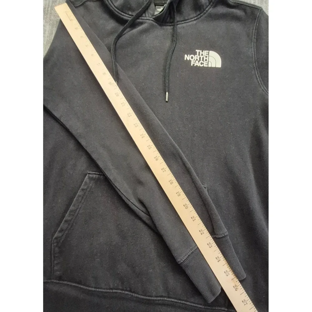 The North Face Men's M Box NSE Pullover Hoodie Black 2 Side Graphics Drawstring